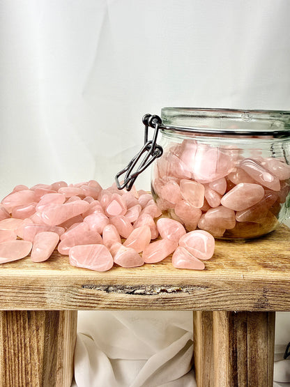 Rose Quartz Tumblestone - Namibia - 15-20mm