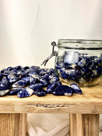 Sodalite Tumblestone - Brazil - 15-20mm
