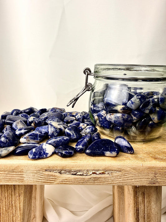 Sodalite Tumblestone - Brazil - 15-20mm