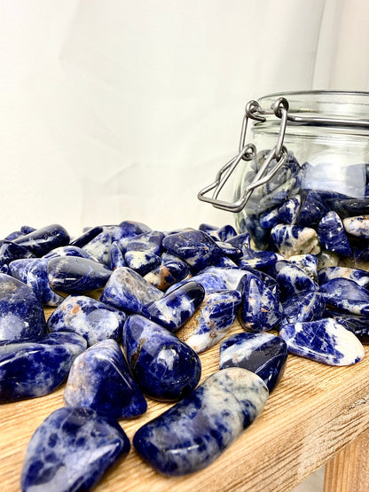 Sodalite Tumblestone - Brazil - 15-20mm