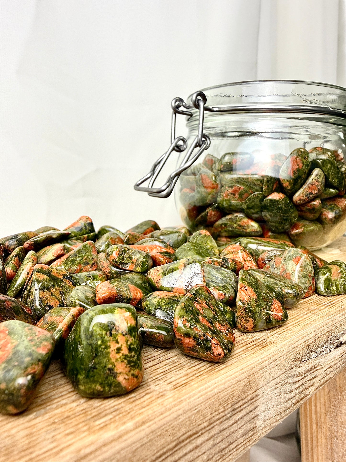 Unakite Tumblestone - South Africa - 15-20mm
