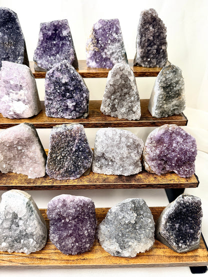 Small Amethyst Cut Base - One Crystal Chosen At Random