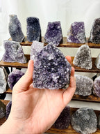 Small Amethyst Cut Base
