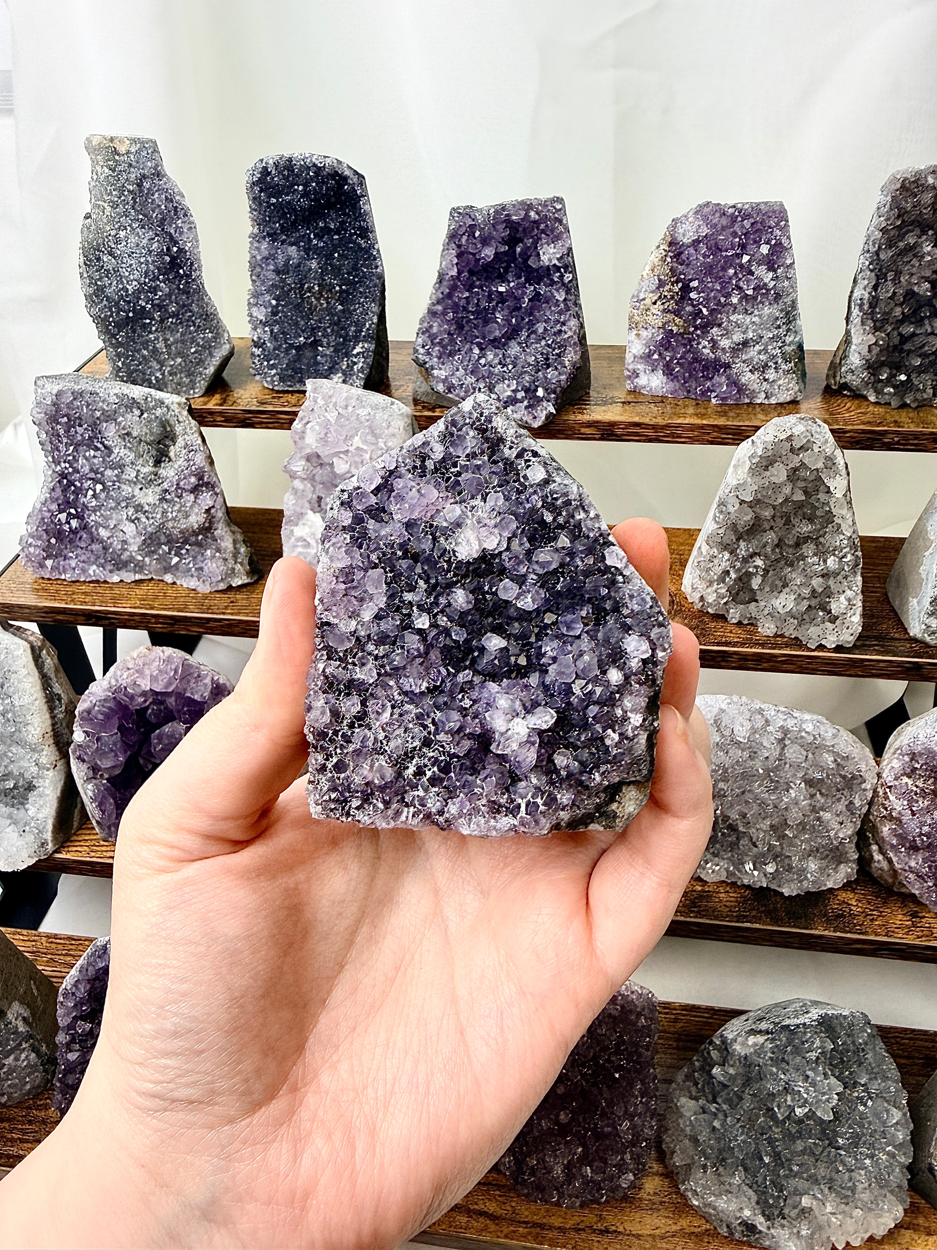 Small Amethyst Cut Base