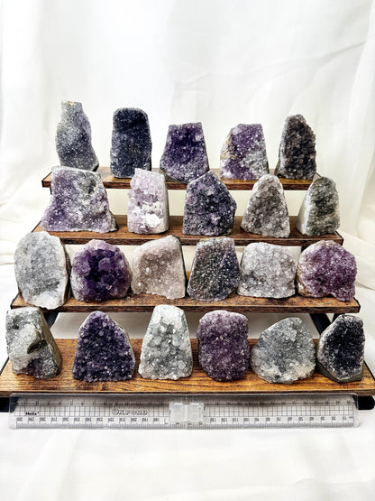 Small Amethyst Cut Base - One Crystal Chosen At Random