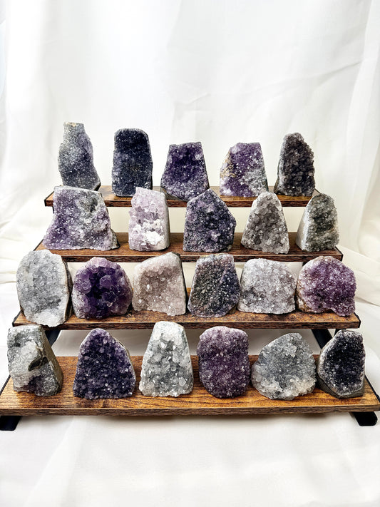 Small Amethyst Cut Base - One Crystal Chosen At Random