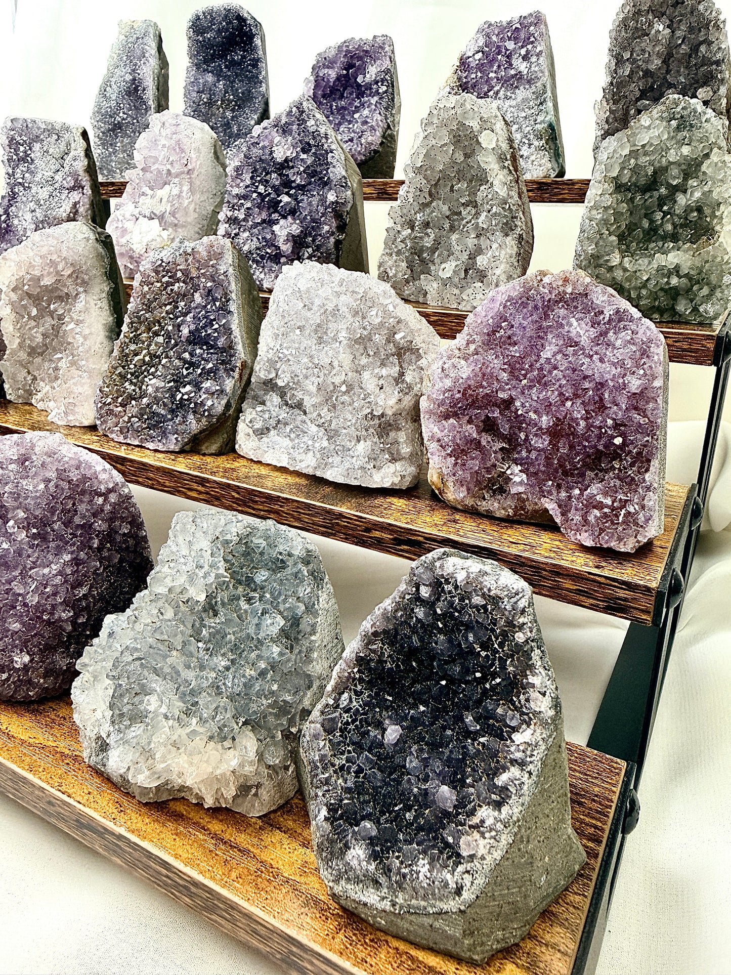 Small Amethyst Cut Base - One Crystal Chosen At Random