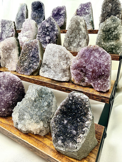 Small Amethyst Cut Base - One Crystal Chosen At Random