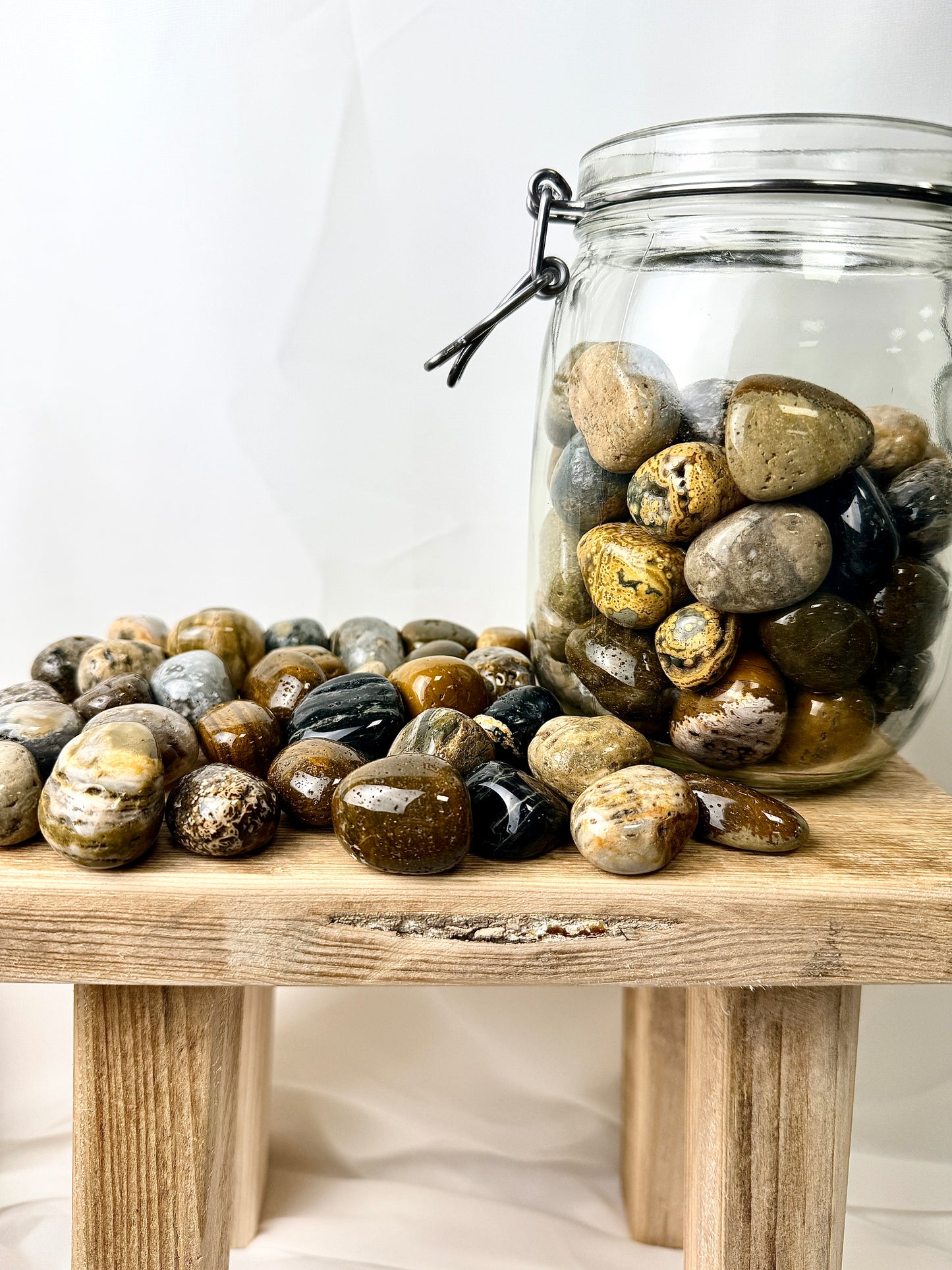 Ocean Jasper Tumblestone - Madagascar - 20-30mm