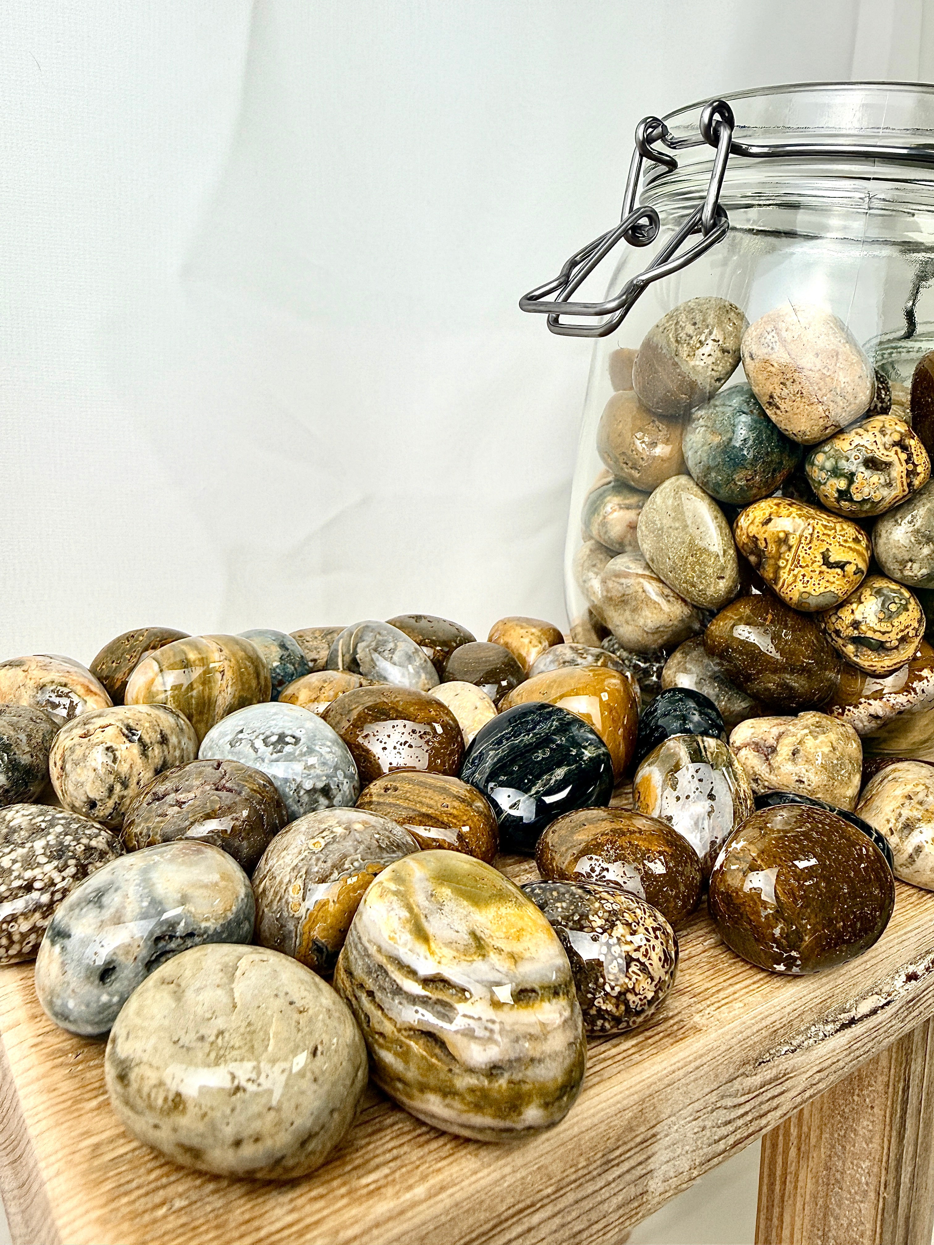 Ocean Jasper Tumblestone