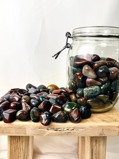 Fancy Stone Jasper Tumblestone - India - 20-30mm