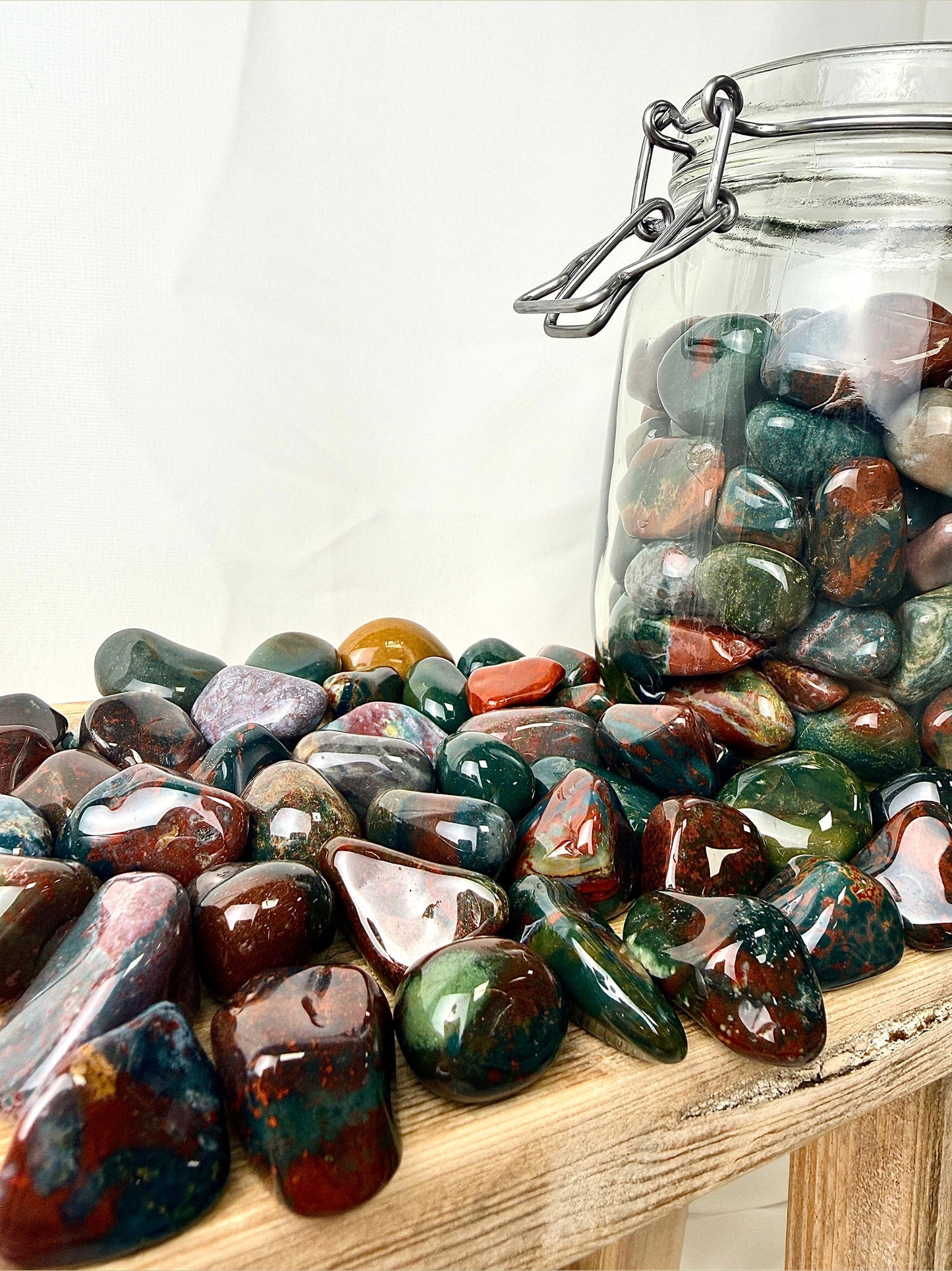 Fancy Stone Jasper Tumblestone - India - 20-30mm