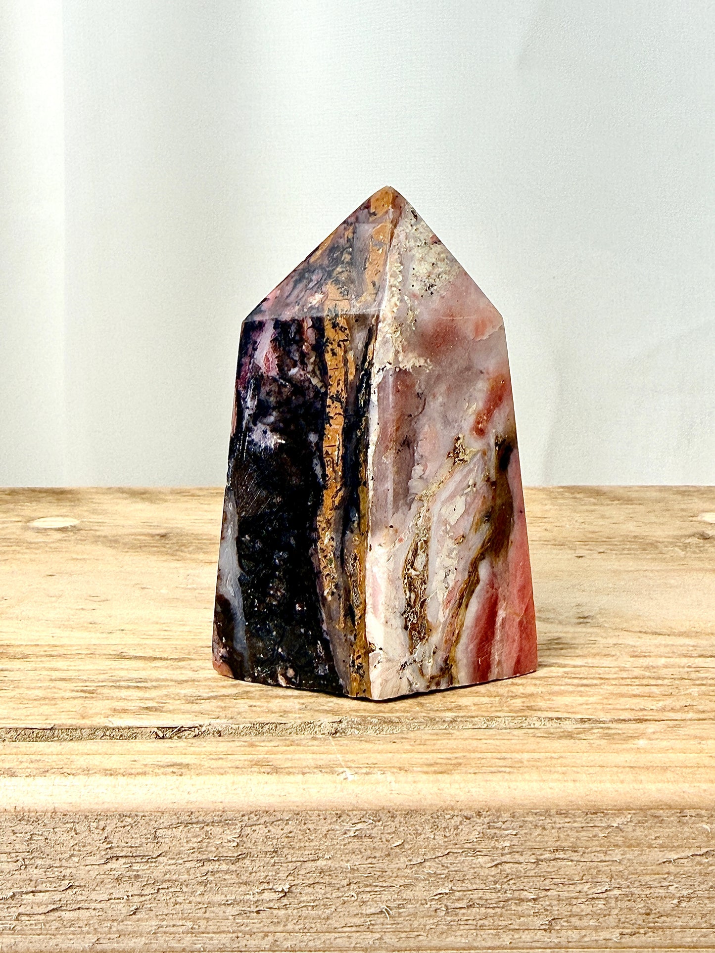Pink Opal Obelisk – Peru – 137g (#2)