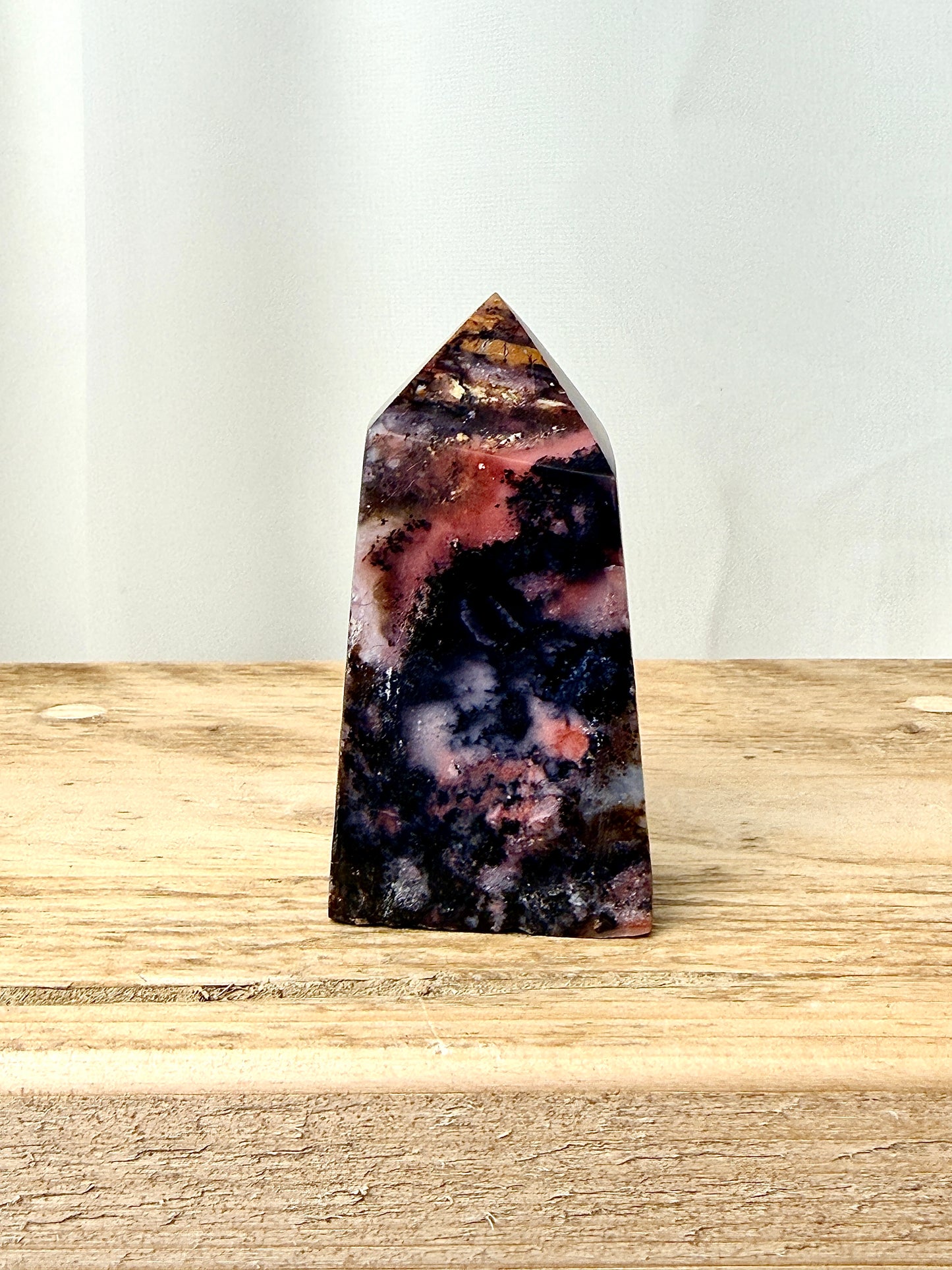 Pink Opal Obelisk – Peru – 137g (#2)