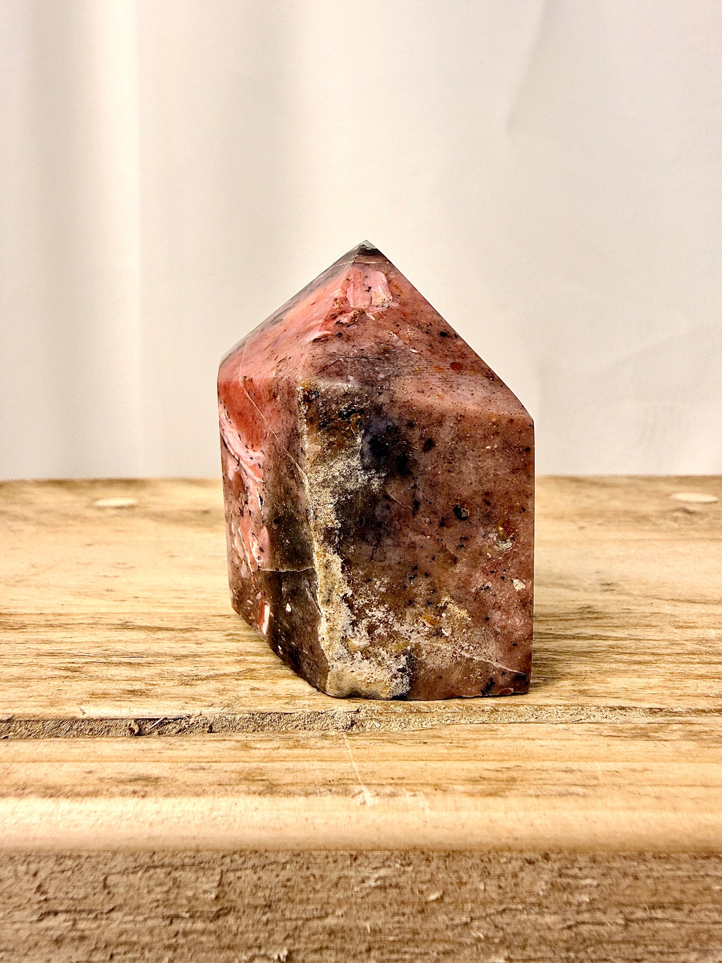 Pink Opal Obelisk – Peru – 121g (#3)