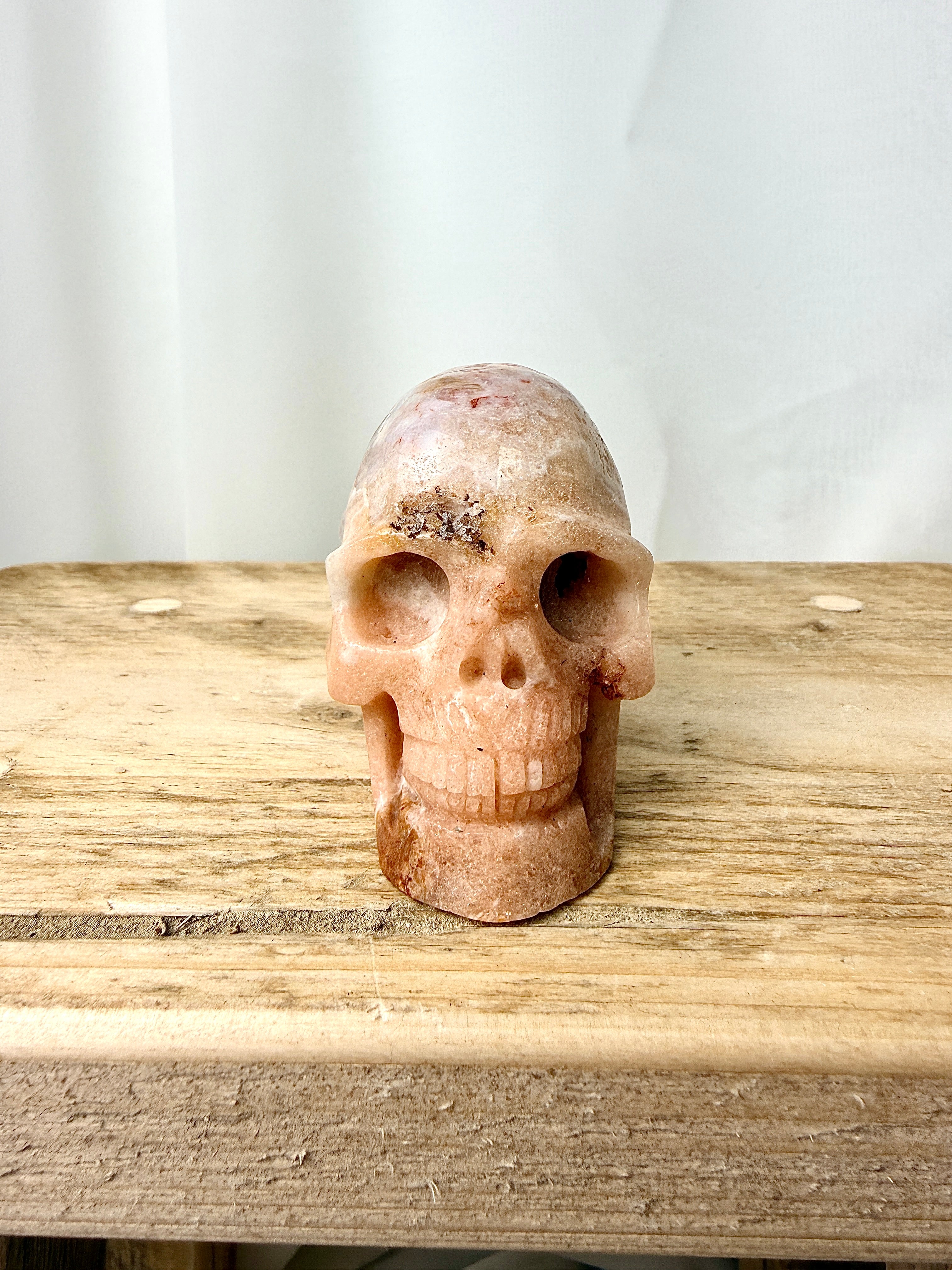 Pink Amethyst Skull (#2)