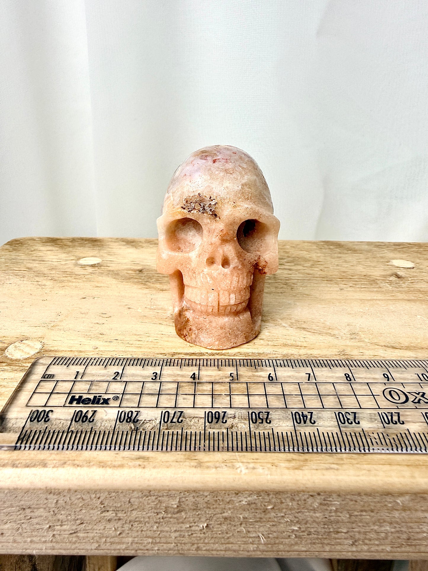 Pink Amethyst Skull (#2) - 195g - Brazil