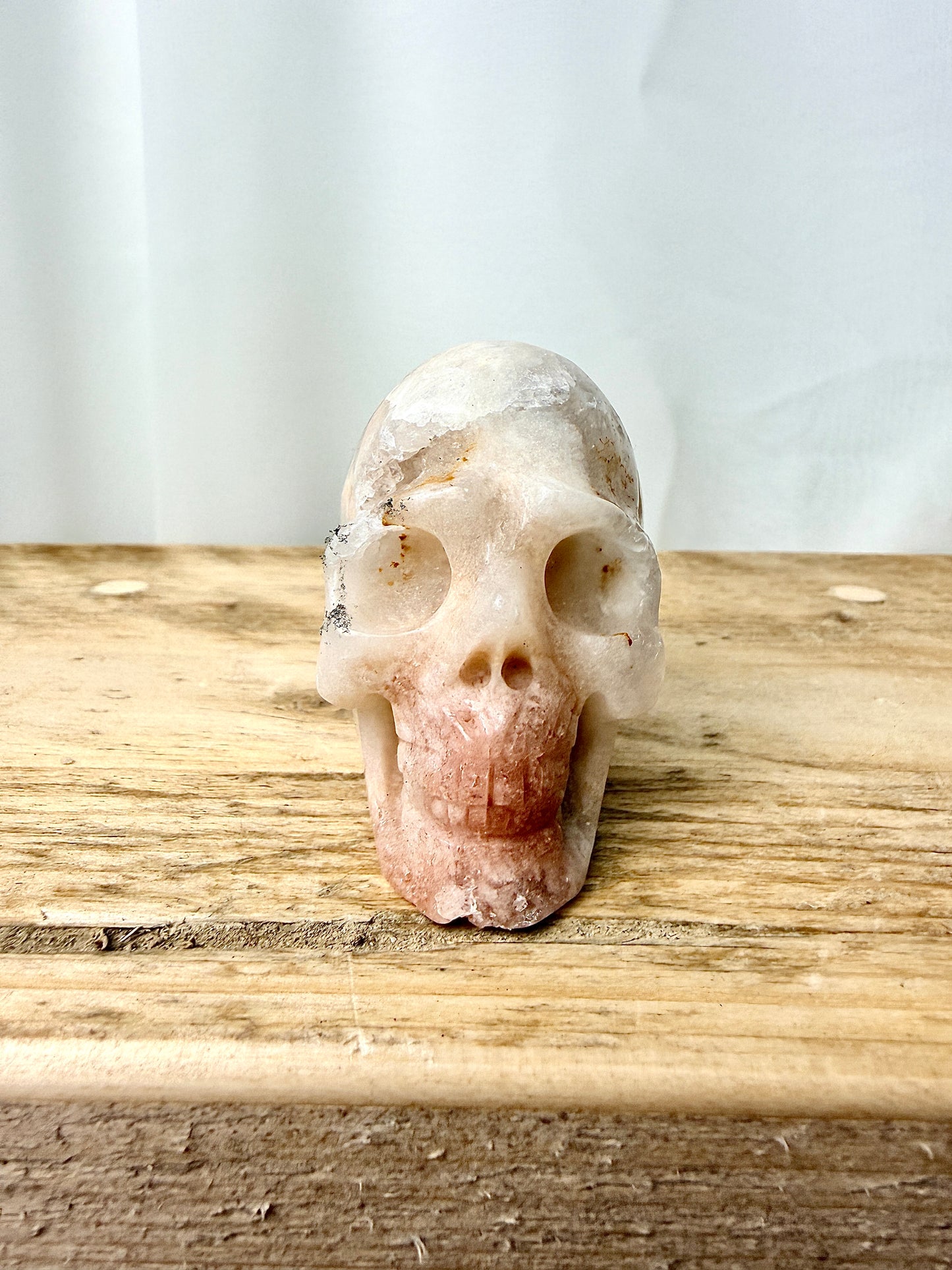 Pink Amethyst Skull (#3) - 149g - Brazil