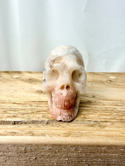 Pink Amethyst Skull (#3) - 149g - Brazil