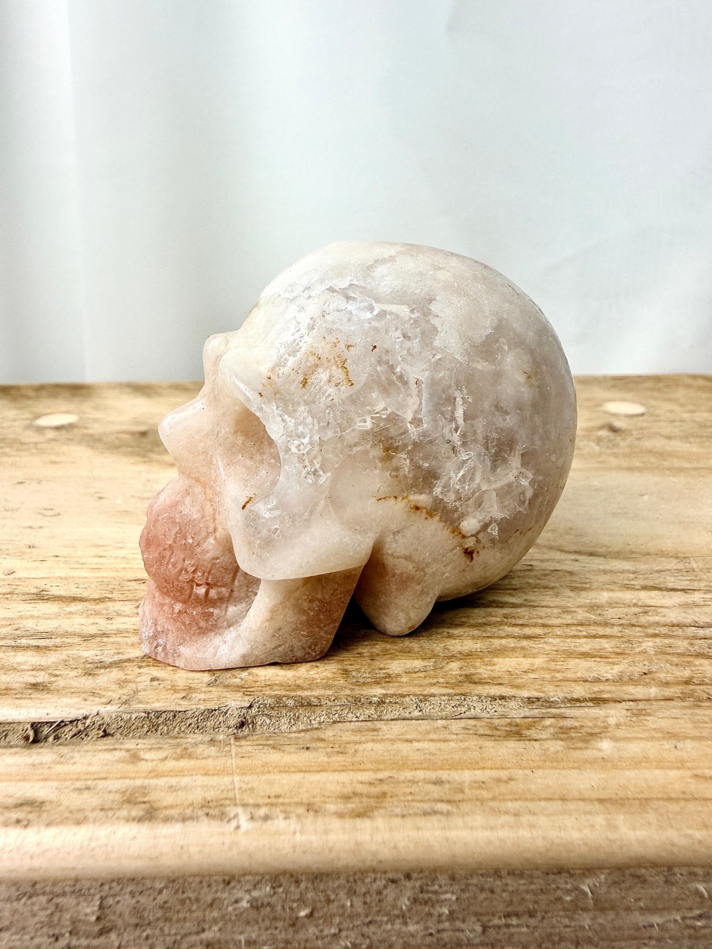 Pink Amethyst Skull (#3) - 149g - Brazil