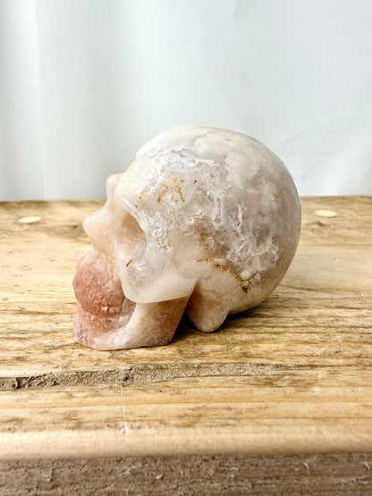 Pink Amethyst Skull (#3) - 149g - Brazil