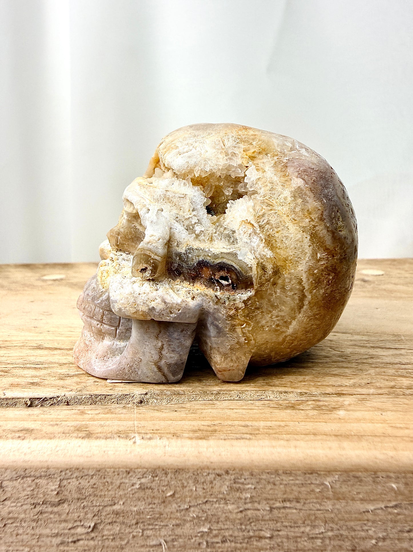Pink Amethyst Skull (#5) - 223g - Brazil