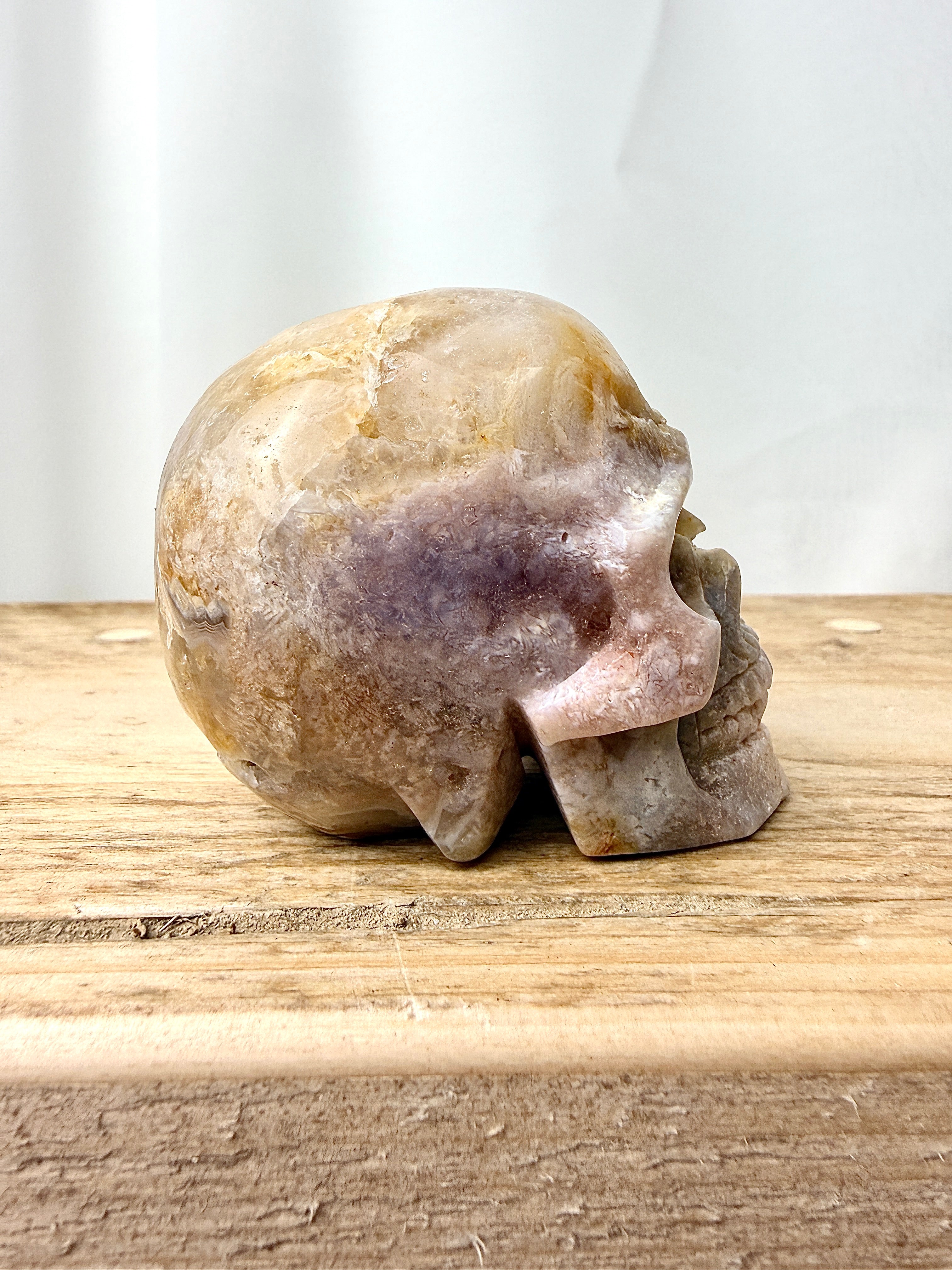 Pink Amethyst Skull (#5)