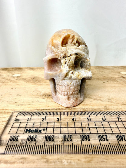 Pink Amethyst Skull (#5) - 223g - Brazil