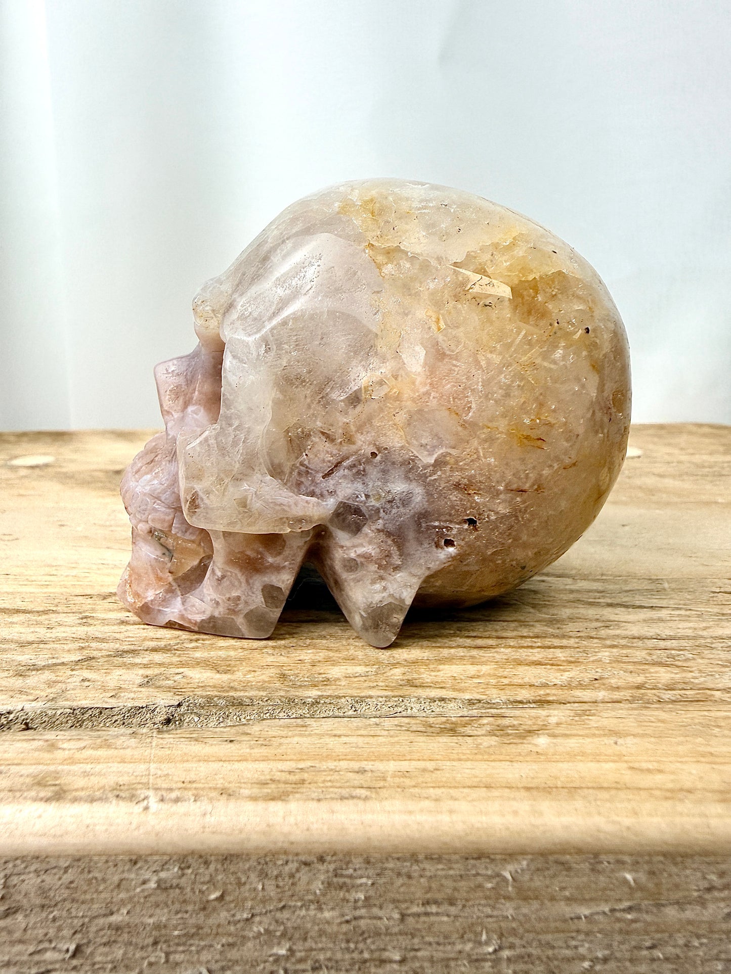 Pink Amethyst Skull (#6) - 225g - Brazil
