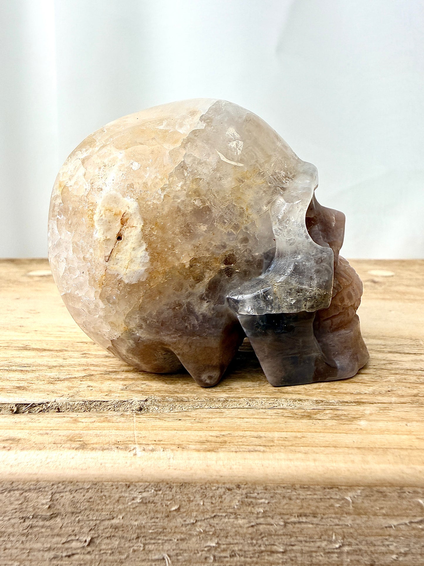 Pink Amethyst Skull (#6) - 225g - Brazil