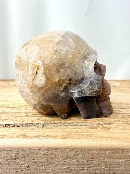Pink Amethyst Skull (#6) - 225g - Brazil