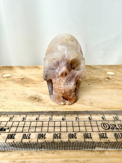 Pink Amethyst Skull (#6) - 225g - Brazil