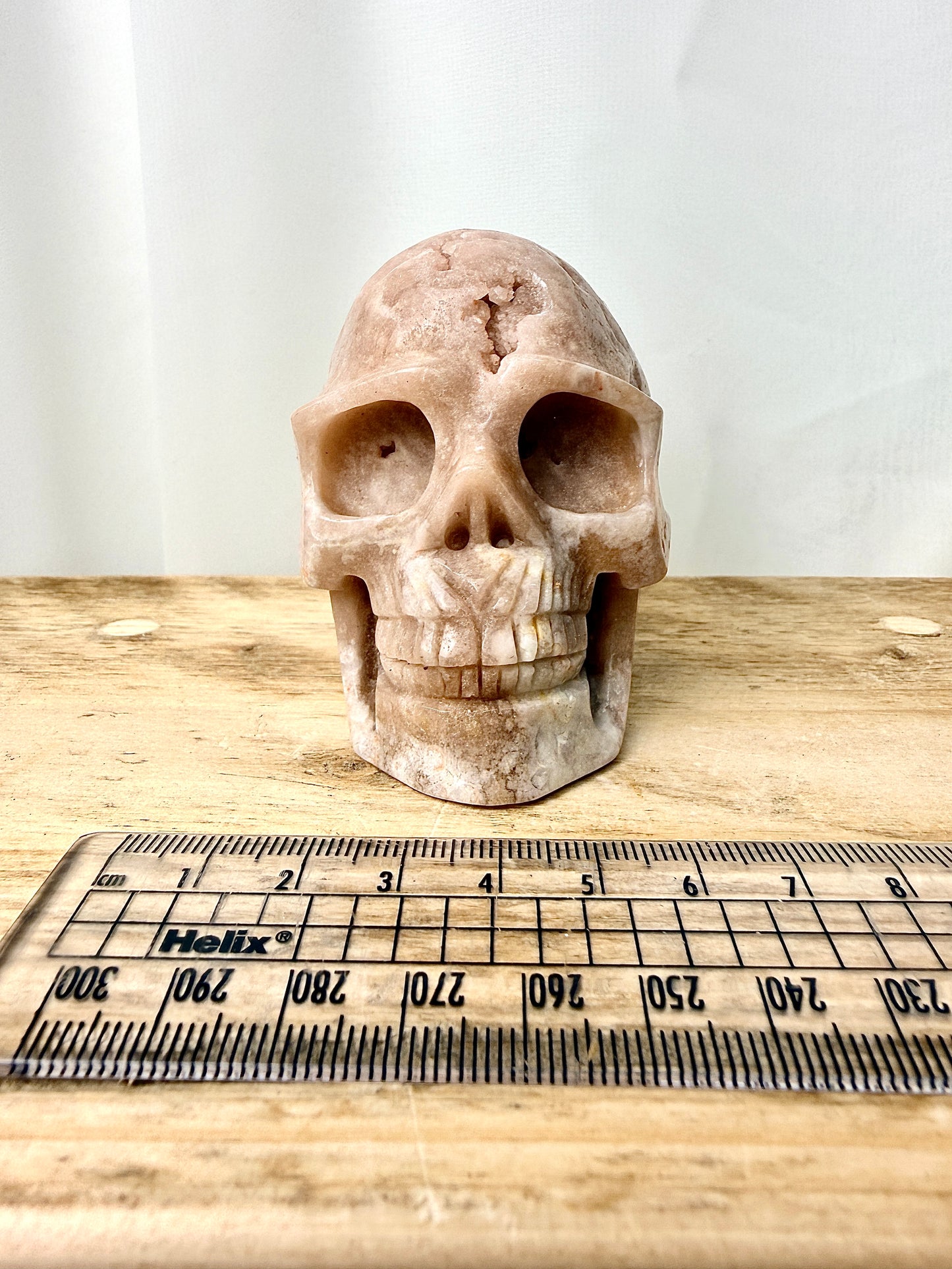 Pink Amethyst Skull (#7) - 369g - Brazil