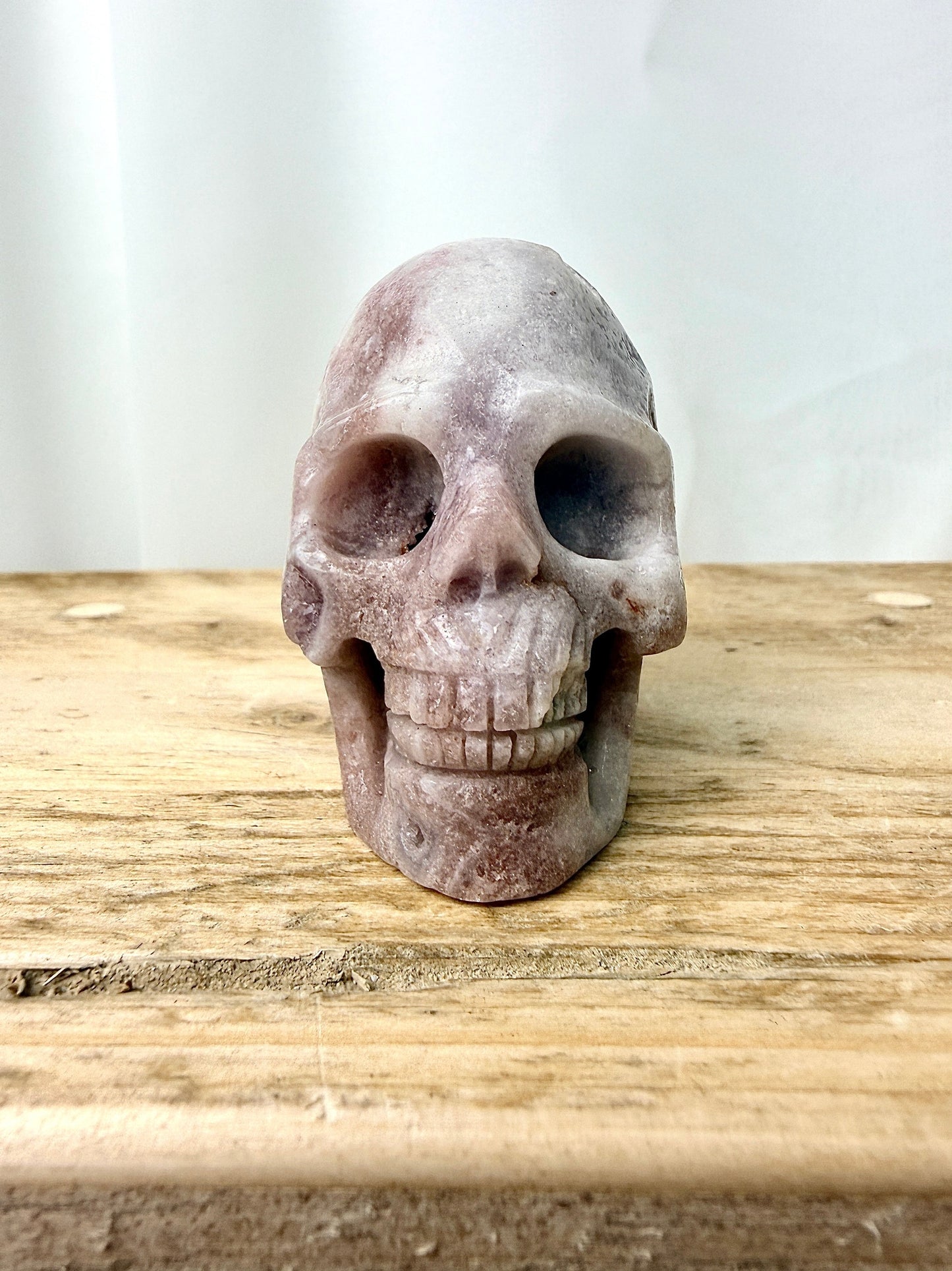 Pink Amethyst Skull (#9) - 185g - Brazil