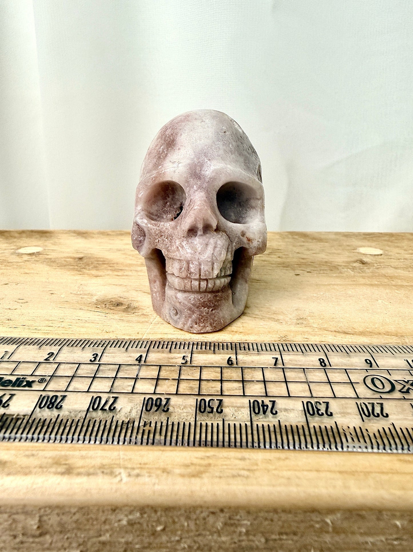 Pink Amethyst Skull (#9) - 185g - Brazil