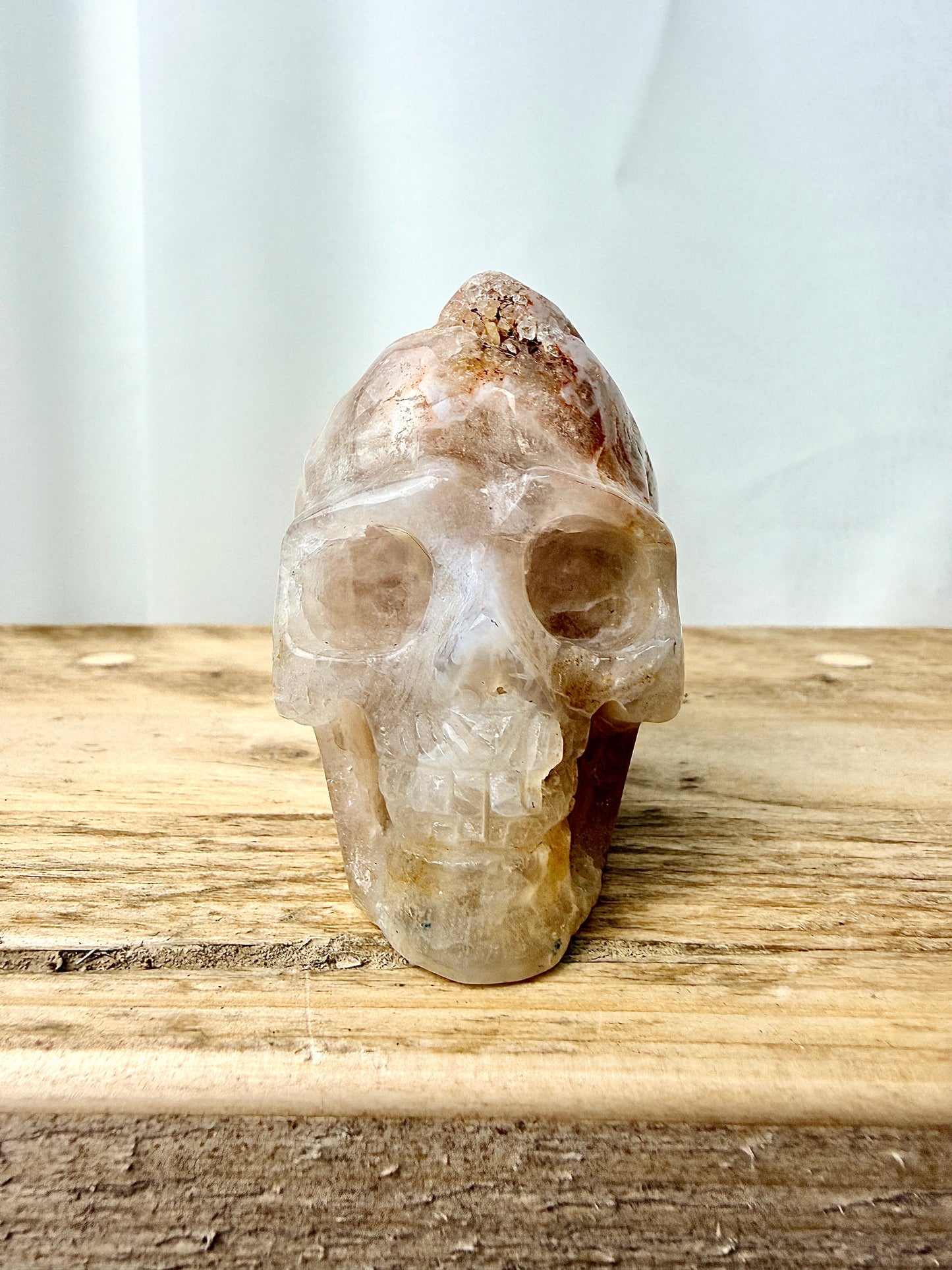 Pink Amethyst Skull (#10) - 211g - Brazil