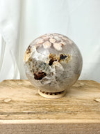 Flower Agate Sphere (#3)