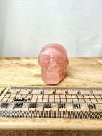 Rose Quartz Skull
