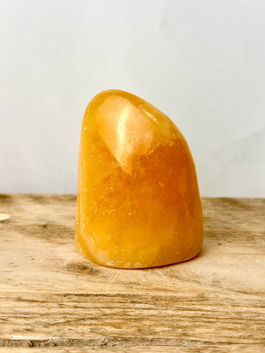 Orange Calcite Freeform (#3) - 220g - Mexico