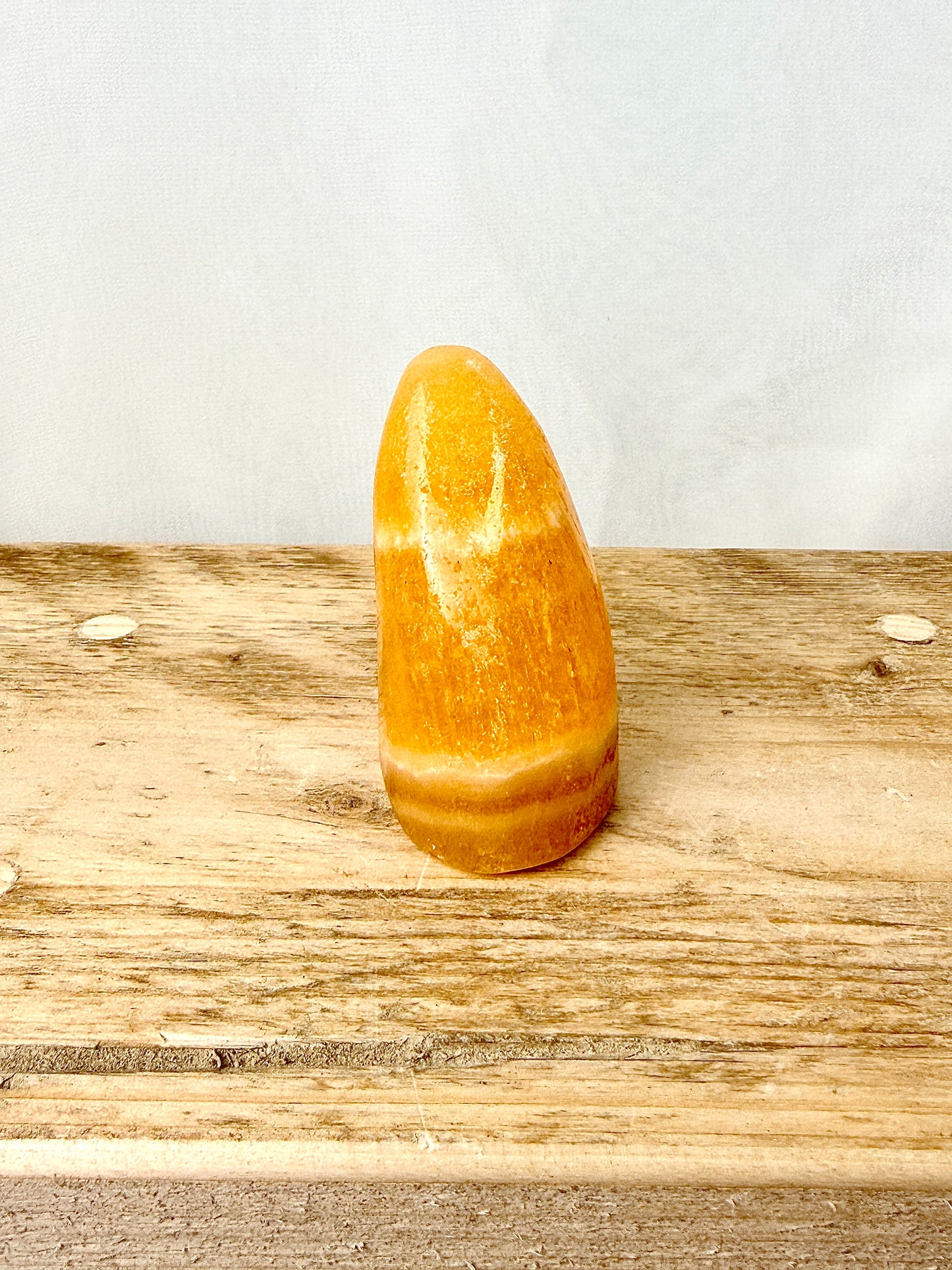 Orange Calcite Freeform (#6) - 135g - Mexico