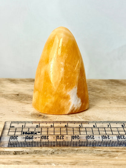 Orange Calcite Freeform (#7) - 140g - Mexico