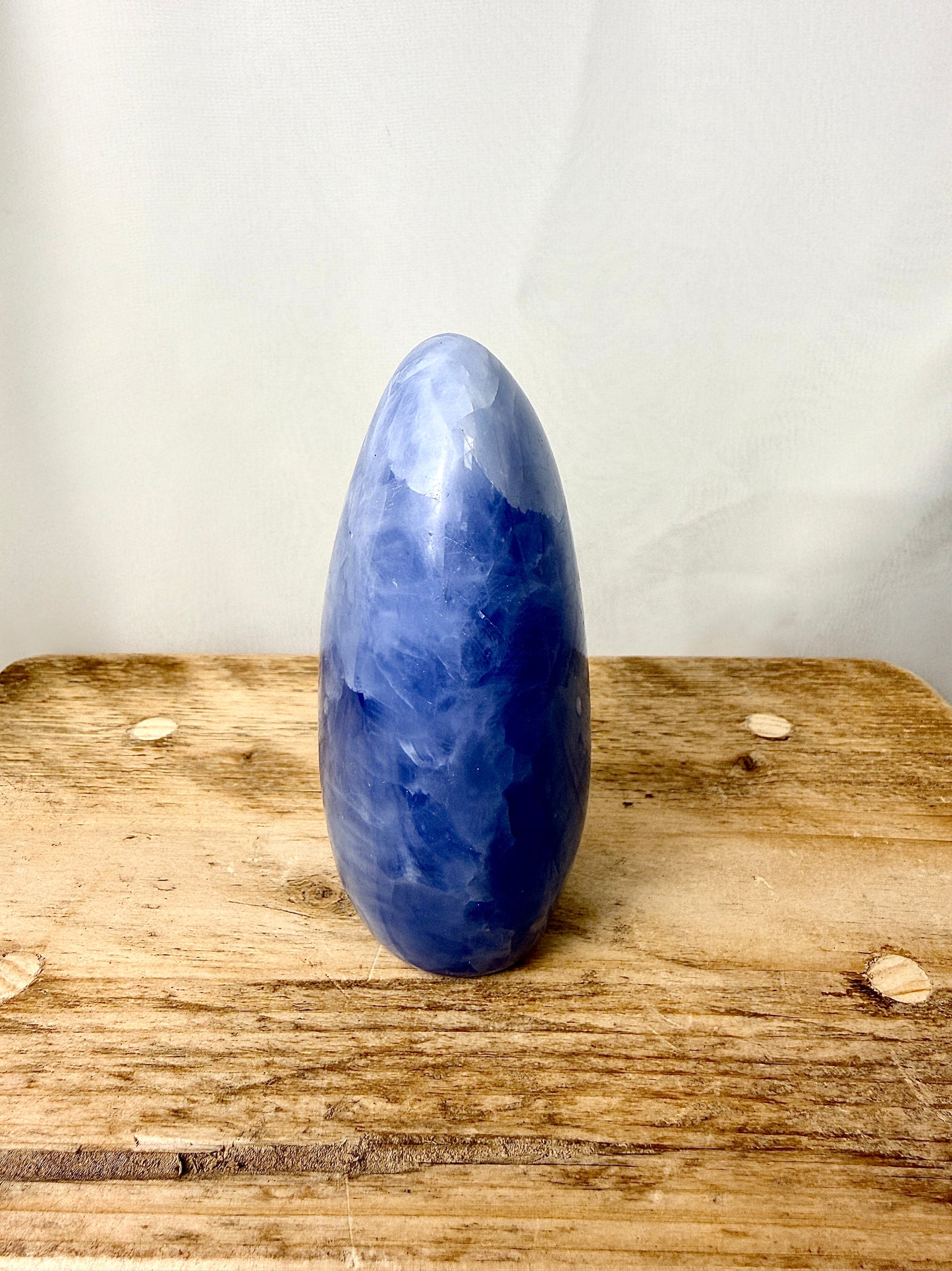 Blue Calcite Freeform (#2) - 415g - Madagascar