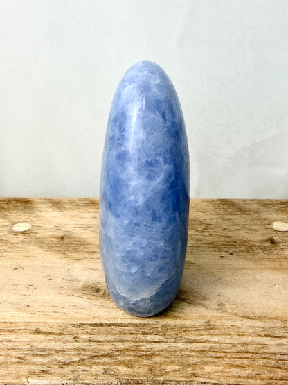 Blue Calcite Freeform (#3) - 385g - Madagascar