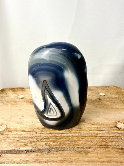 Orca Agate Freeform (#3) - 430g - Madagascar