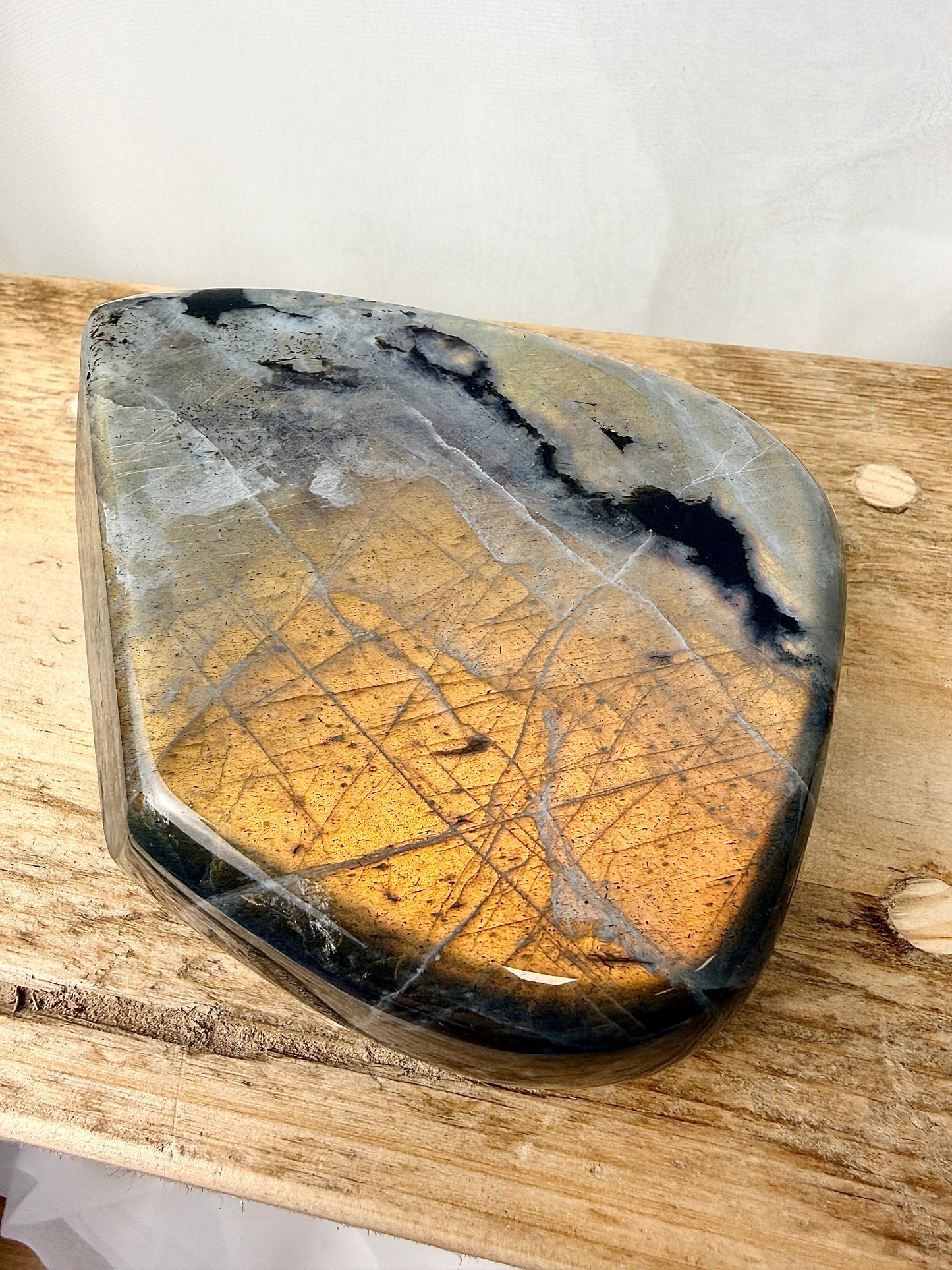 Labradorite Freeform Gold Flash #1 - 700g - China