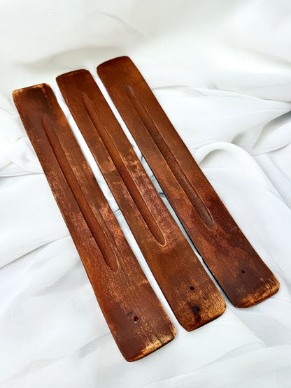 Mango Wood Incense Ashcatcher - Plain