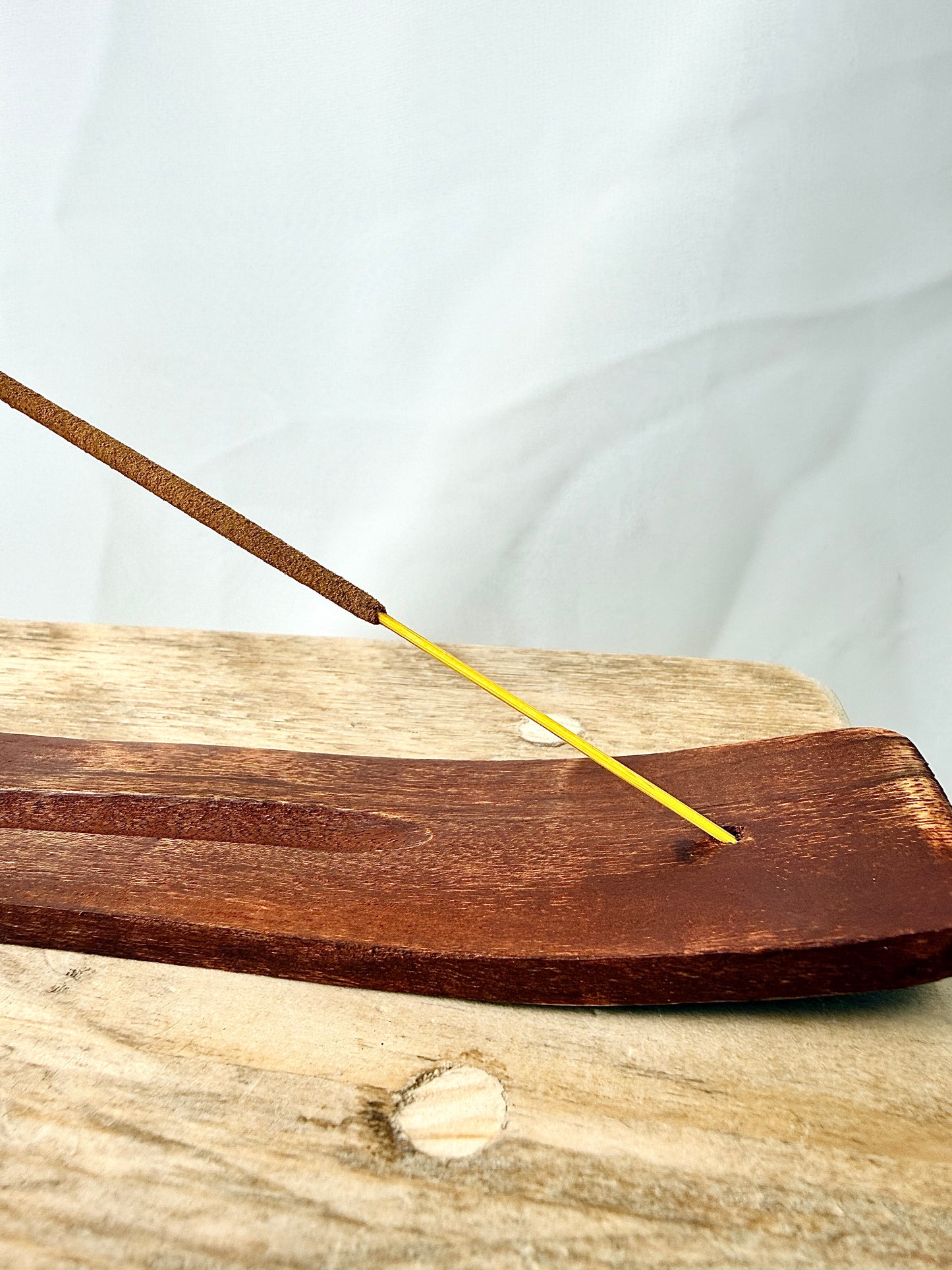 Mango Wood Incense Ashcatcher - Plain