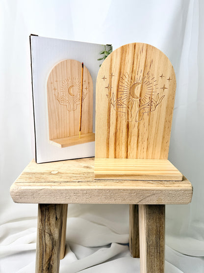 Mystical Hands Incense Holder Shelf