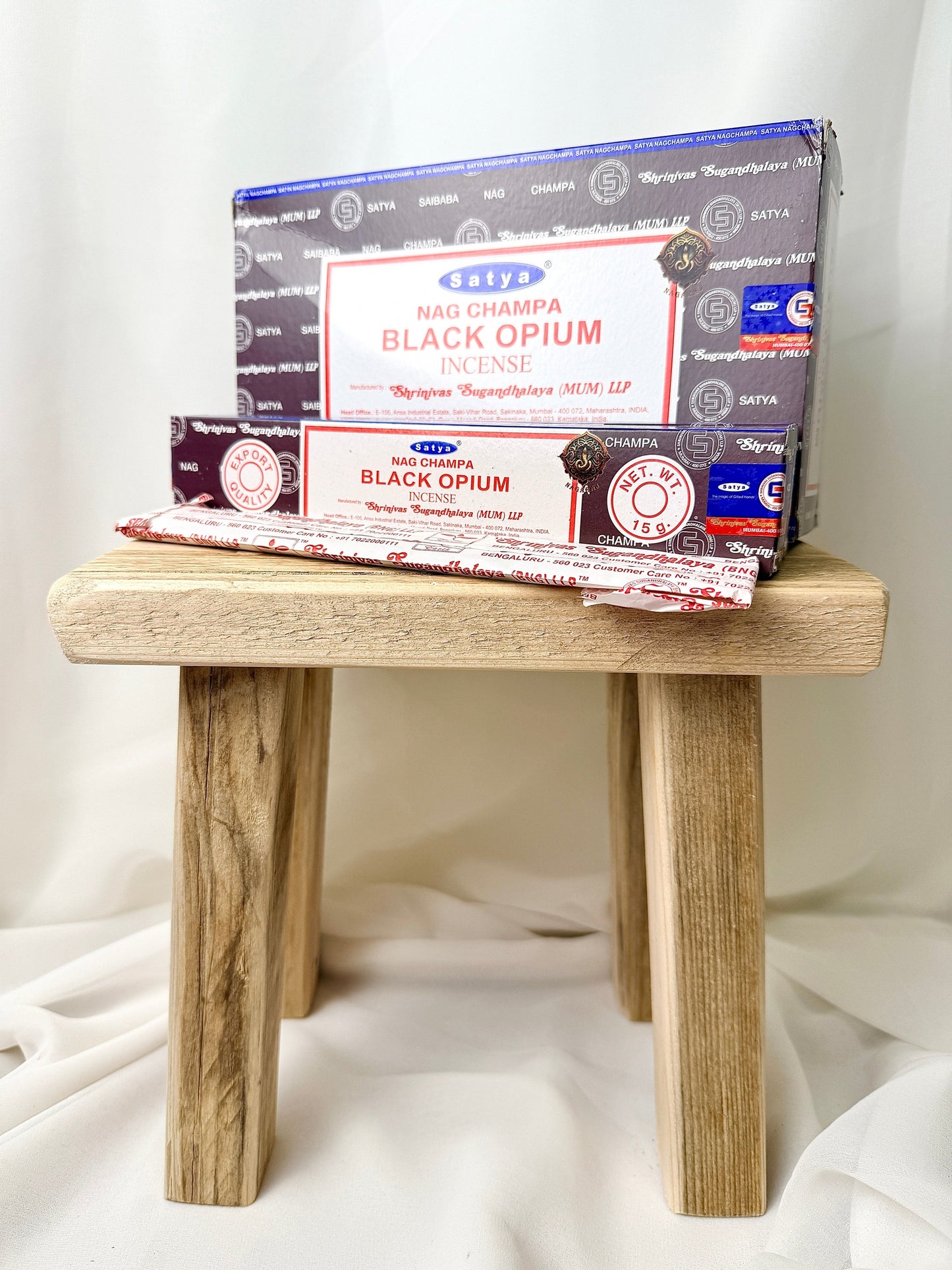 Satya Black Opium Incense Sticks - 15g