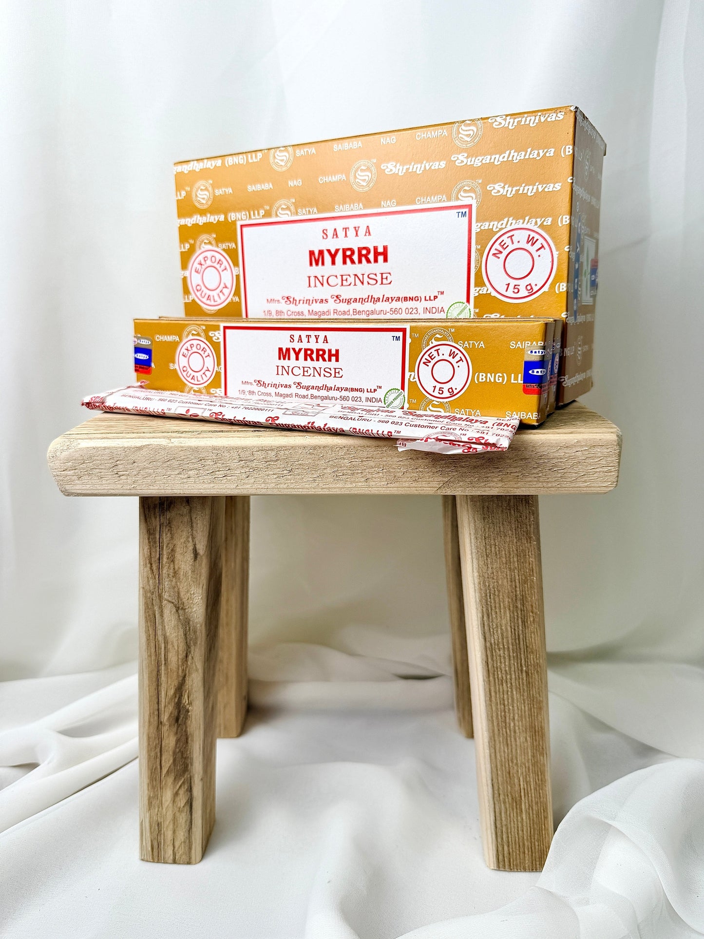 Satya Myrrh Incense Sticks - 15g